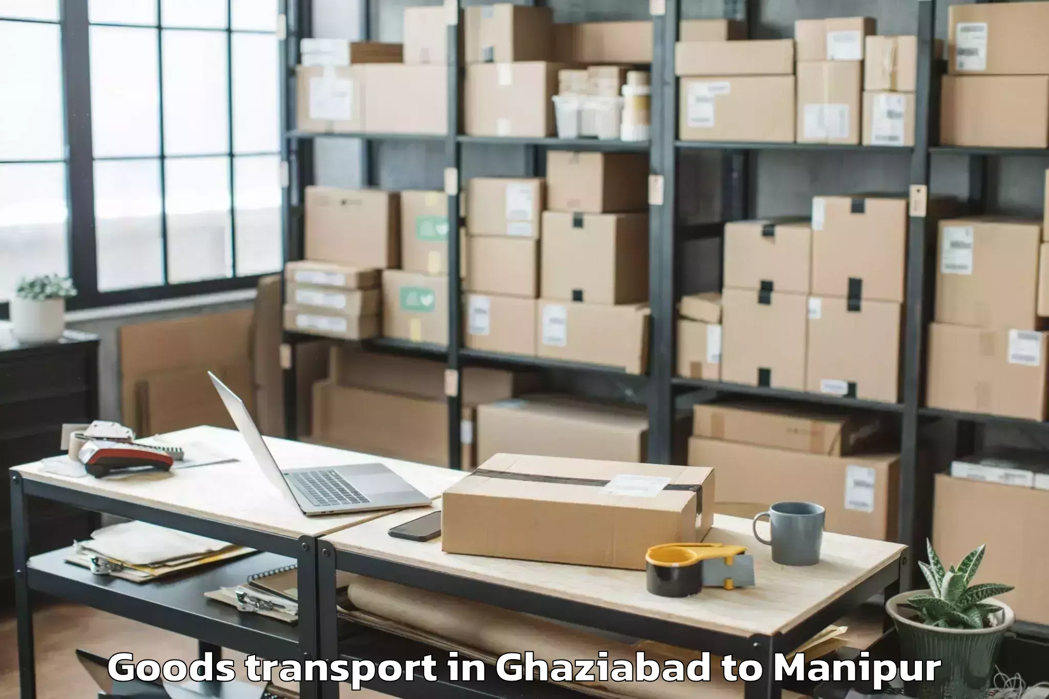 Affordable Ghaziabad to Lilong Goods Transport